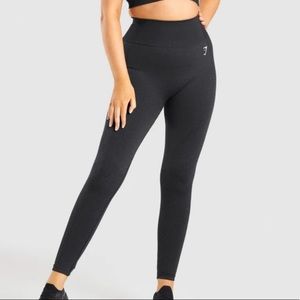 Gymshark Vital Seamless 2.0 Black Marl Small